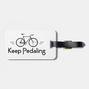 Blijf fietsen bagagelabel