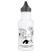 Blijf fit Humor. Grappige Fitness Club Waterfles (Links)