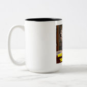Blijf Fluffy met Juffrouw Cloud Tweekleurige Koffiemok (Links)