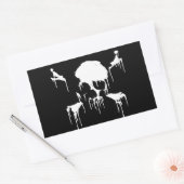 Blijf Frosty Rechthoekige Sticker (Envelop)