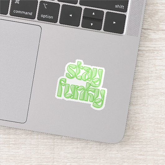 Blijf funky sticker (Detail)