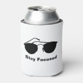 Blijf geconcentreerd in 2026 blikjeskoeler (Blikje Voorkant)