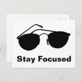 Blijf geconcentreerd in 2026 briefkaart (Voorkant / Achterkant)