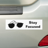 Blijf geconcentreerd in 2026 bumpersticker (Op auto)