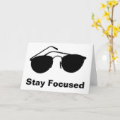 Blijf geconcentreerd in 2026 kaart (Gele Bloem)