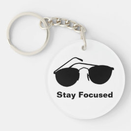 Blijf geconcentreerd in 2026 sleutelhanger