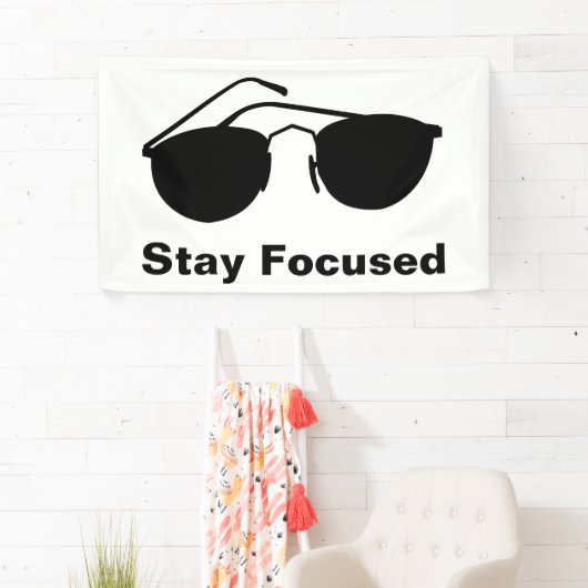 Blijf geconcentreerd in 2026 spandoek (Insitu)