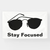 Blijf geconcentreerd in 2026 spandoek (Horizontaal)