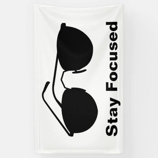 Blijf geconcentreerd in 2026 spandoek (Verticaal)