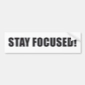 BLIJF GEDAAN! BUMPERSTICKER (Voorkant)