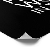 Blijf gedisciplineerd en honger - Gym, Hustle, Suc Poster (Hoek)