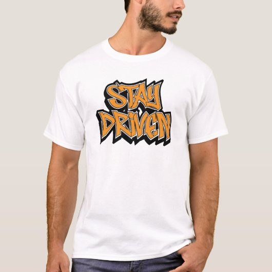 Blijf Gedreven Graffiti T-shirt (Voorkant)