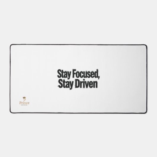 🖱️ Blijf gefocust, blijf gedreven - Motivatie mui Bureaumat (Voorkant)