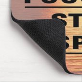 Blijf gefocust Blijf geïnspireerd optie 2 Muismat (Hoek)