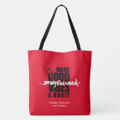 BLIJF GEFOCUST | CANVAS TAS (Achterkant)