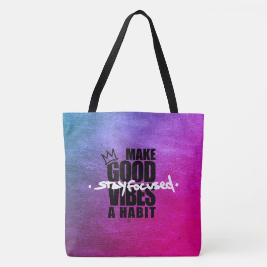 BLIJF GEFOCUST | CANVAS TAS (Voorkant)