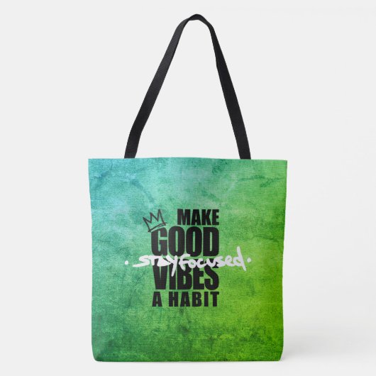 BLIJF GEFOCUST | CANVAS TAS (Voorkant)