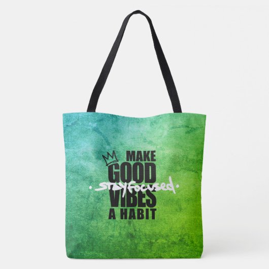 BLIJF GEFOCUST | CANVAS TAS (Achterkant)