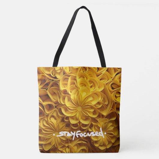 BLIJF GEFOCUST | CANVAS TAS (Voorkant)