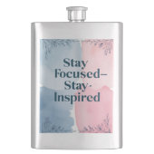 Blijf gefocust en blijf geïnspireerd flacon (Voorkant)