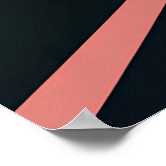 Blijf gefocust en geef nooit op poster (Hoek)