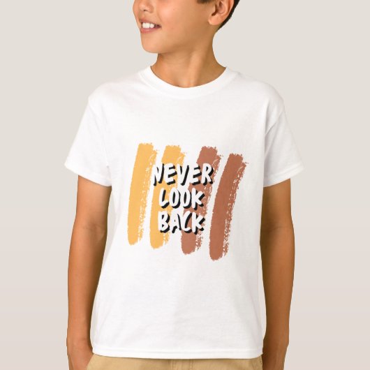 Blijf gefocust jongens T-shirts (Voorkant)