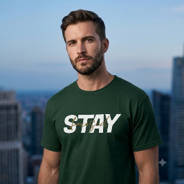 Blijf Gefocust Motiverende Docent Fitness Kleding T-shirt