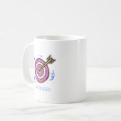 Blijf gefocust op Motivatie Mok (Voorkant links)