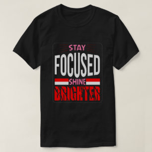 blijf gefocust schijn feller Basic Donkere T-Shirt