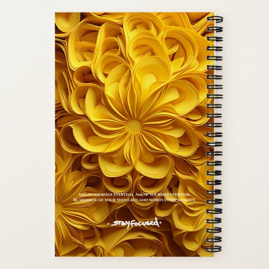 BLIJF GEFOCUST | Spiraal Notitieboek (Achterkant)