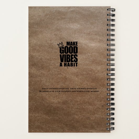 BLIJF GEFOCUST | Spiraal Notitieboek (Achterkant)