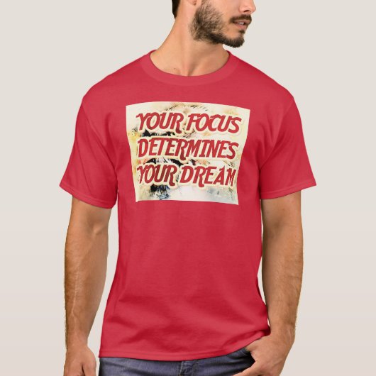 blijf gefocust t-shirt (Voorkant)