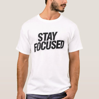 “Blijf Gefocust T-Shirt – Motiverende Jeugd Tee”