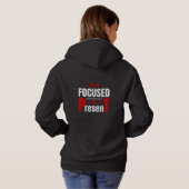 Blijf gefocust, wees Cadeau Hoodie (Achterkant volledig)