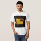 Blijf Gehydrate Neon Geel Bord T-shirt (Voorkant volledig)