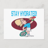 Blijf gehydrateerd briefkaart (Voorkant)
