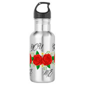 Blijf gehydrateerd in stijl met aangepaste waterfl waterfles  (Voorkant)