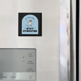 Blijf Gehydrateerd Retro Keukenmagneet Magneet