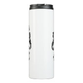 "Blijf gehydrateerd" thermisch trommelapparaat Thermosbeker (Achterkant)