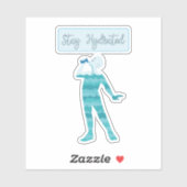 Blijf gehydrateerde Sticker (Vel)