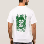 Blijf geïnspireerd door gedurfde Motivatie Prints" T-shirt (Achterkant)