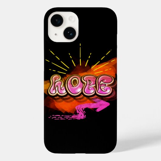 Blijf geïnspireerd Graffiti HOPE Graphic Case-Mate iPhone Case (Achterkant)