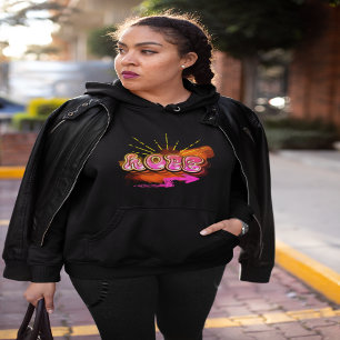 Blijf geïnspireerd Graffiti HOPE Graphic Hoodie