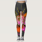 Blijf geïnspireerd Graffiti HOPE Graphic Leggings (Voorkant)