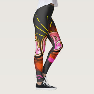 Blijf geïnspireerd Graffiti HOPE Graphic Leggings