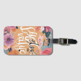 Blijf geïnspireerd – Motivatie en verheffende Desi Bagagelabel