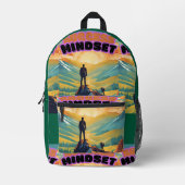 Blijf geïnspireerd – Motivatie en verheffende Desi Bedrukte Rugzak (Voorkant)