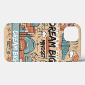 Blijf geïnspireerd – Motivatie en verheffende Desi Case-Mate iPhone Case (Achterkant (horizontaal))