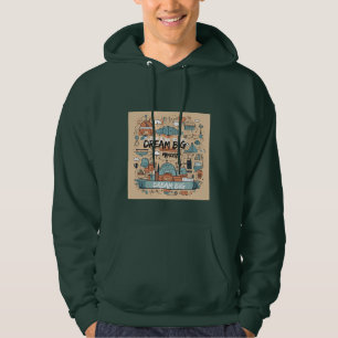 Blijf geïnspireerd – Motivatie en verheffende Desi Hoodie