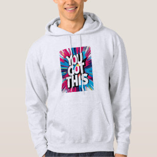 Blijf geïnspireerd – Motivatie en verheffende Desi Hoodie